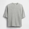 T-shirt oversize a trama waffle per bambini