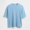 T-shirt oversize a trama waffle per bambini