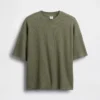 T-shirt oversize a trama waffle per bambini