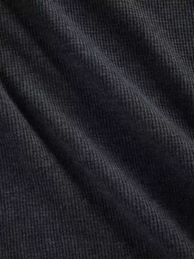 T-shirt oversize a trama waffle per bambini