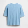 T-shirt oversize a trama waffle per bambini
