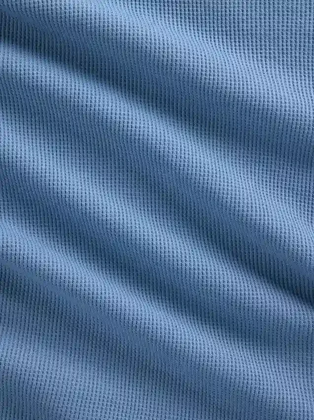 T-shirt oversize a trama waffle per bambini