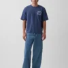 T-shirt oversize con grafica di Keith Haring