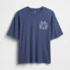 T-shirt oversize con grafica di Keith Haring