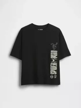 T-shirt oversize con grafica Marvel per bambini