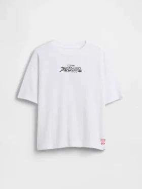 T-shirt oversize con grafica Marvel per bambini