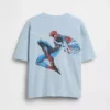 T-shirt oversize con grafica Marvel per bambini