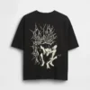 T-shirt oversize con grafica Marvel per bambini