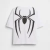 T-shirt oversize con grafica Marvel per bambini