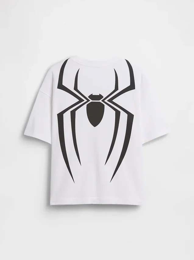 T-shirt oversize con grafica Marvel per bambini