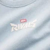 T-shirt oversize con grafica Marvel per bambini