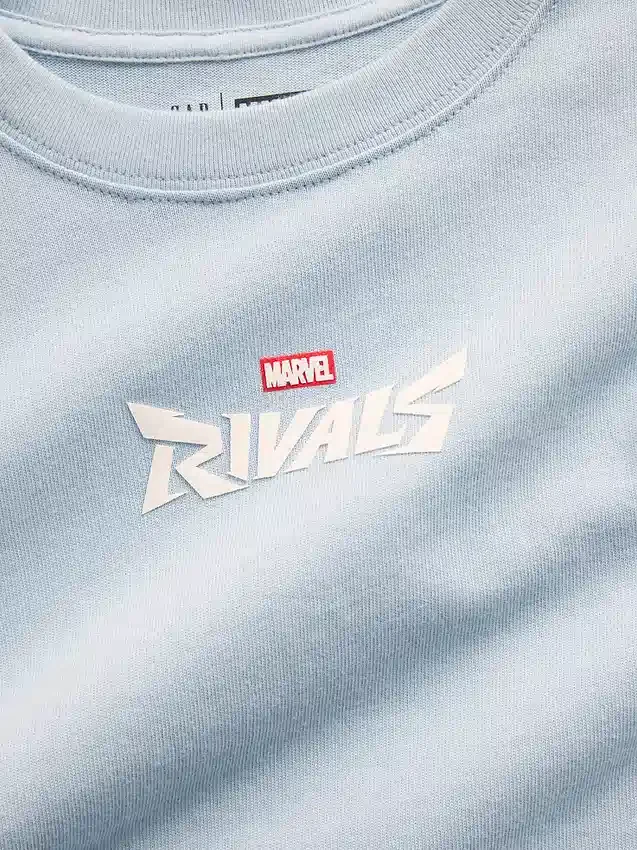 T-shirt oversize con grafica Marvel per bambini