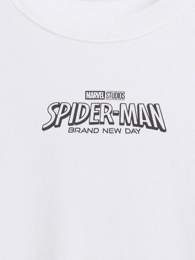 T-shirt oversize con grafica Marvel per bambini