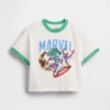 T-shirt oversize con grafica Marvel per neonato & bebè