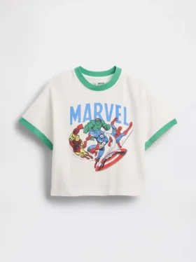 T-shirt oversize con grafica Marvel per neonato & bebè
