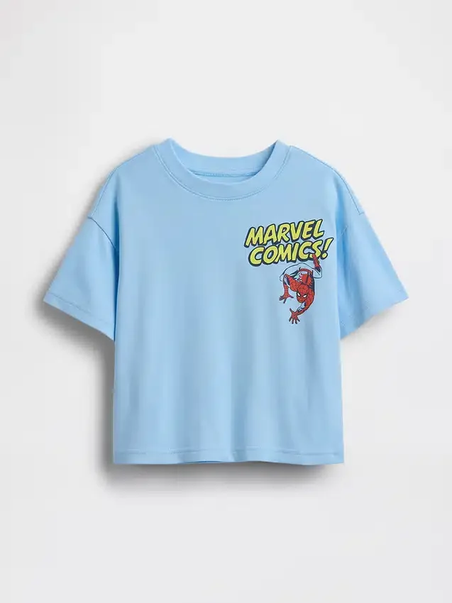 T-shirt oversize con grafica Marvel per neonato & bebè