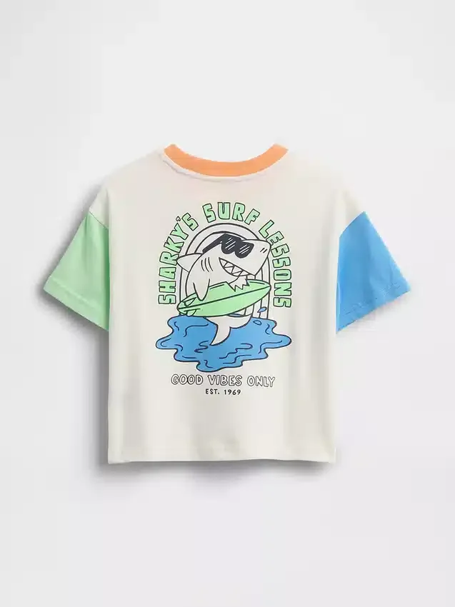 T-shirt oversize con grafica per neonato & bebè