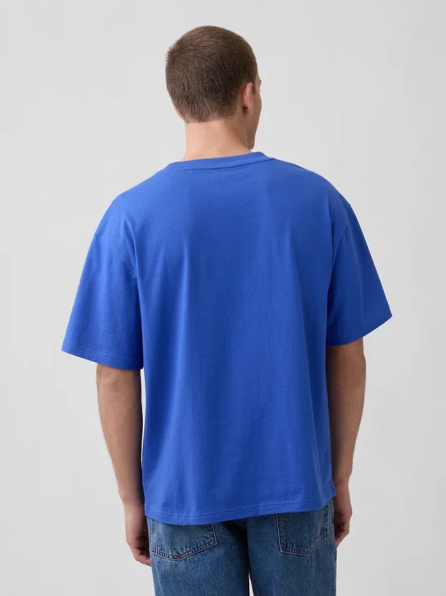 T-shirt oversize con grafica Robert Indiana