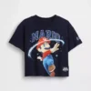 T-shirt oversize con grafica Super Mario per bambini piccoli