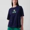 T-shirt oversize con logo Brannan Bear