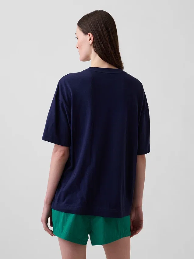 T-shirt oversize con logo Brannan Bear