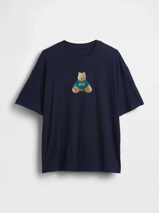 T-shirt oversize con logo Brannan Bear
