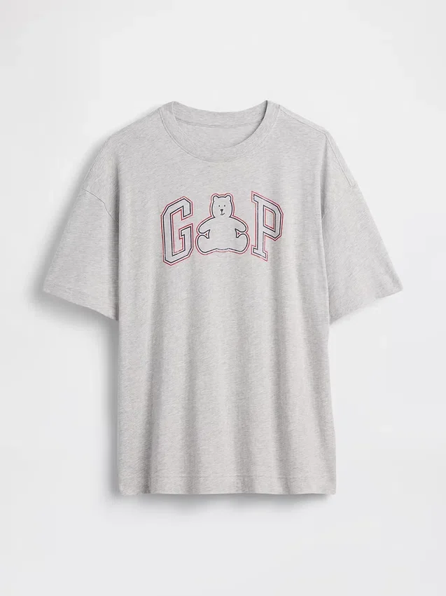 T-shirt oversize con logo Brannan Bear