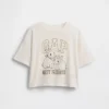 T-shirt oversize con logo grafico per bambini