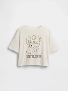 T-shirt oversize con logo grafico per bambini