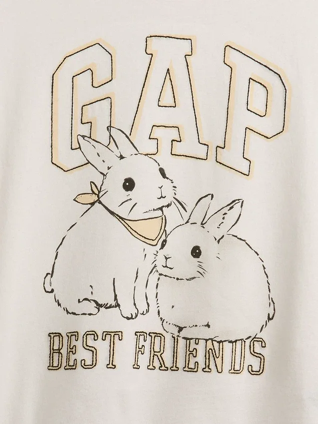 T-shirt oversize con logo grafico per bambini