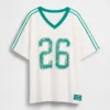 T-shirt oversize con logo Varsity