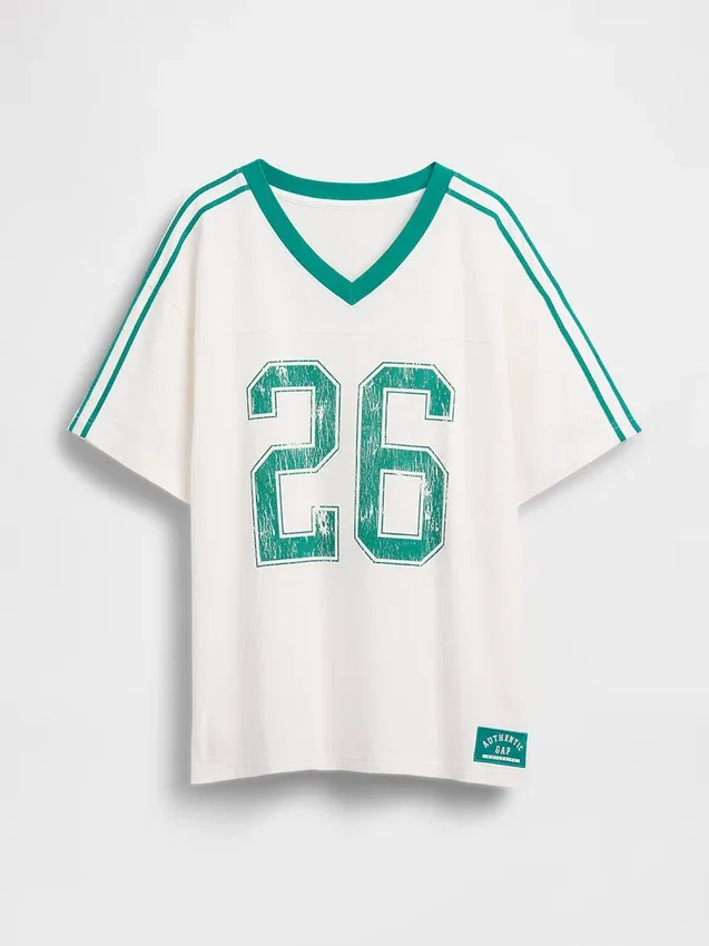 T-shirt oversize con logo Varsity
