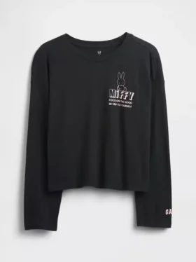 T-shirt oversize con stampa Miffy per bambini