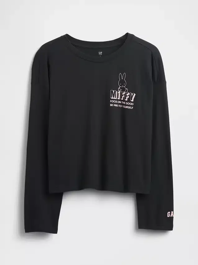 T-shirt oversize con stampa Miffy per bambini