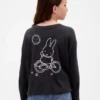 T-shirt oversize con stampa Miffy per bambini