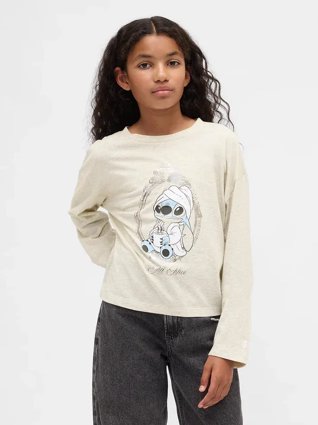 T-shirt oversize con stampa per bambini GAP × Disney
