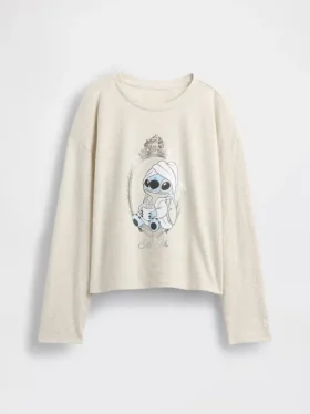 T-shirt oversize con stampa per bambini GAP × Disney