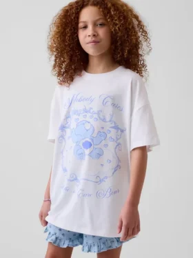 T-shirt oversize per bambini Care Bears