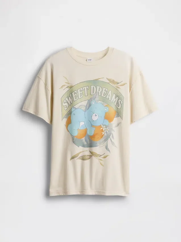 T-shirt oversize per bambini Care Bears
