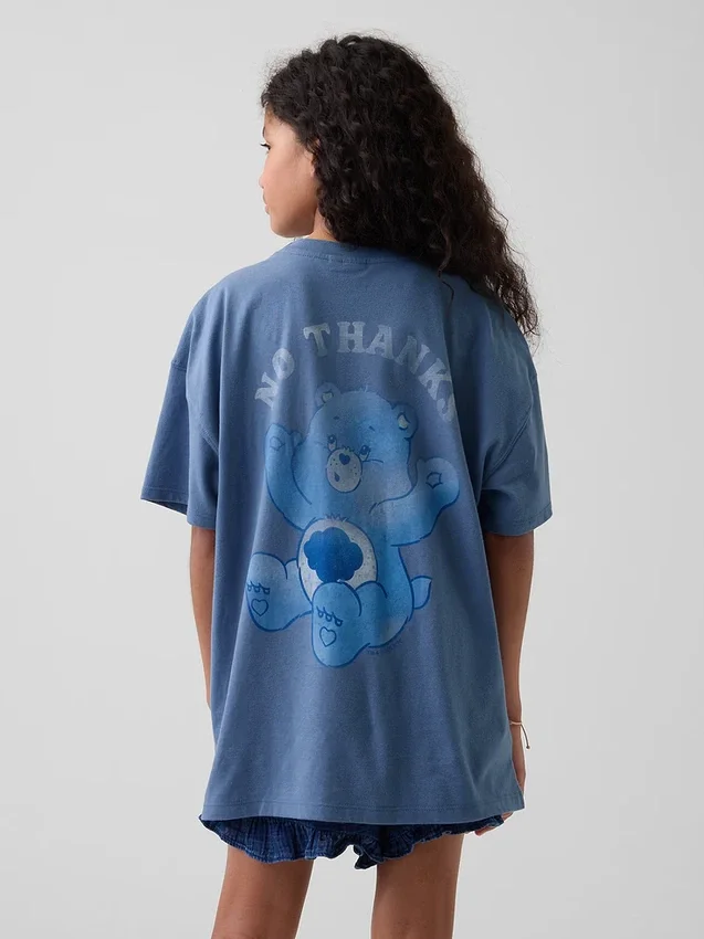 T-shirt oversize per bambini Care Bears