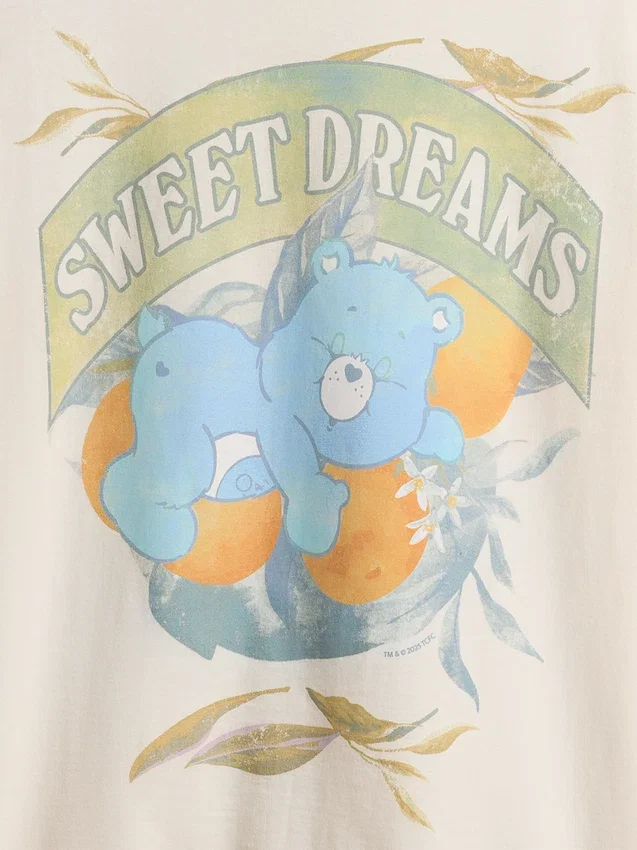 T-shirt oversize per bambini Care Bears