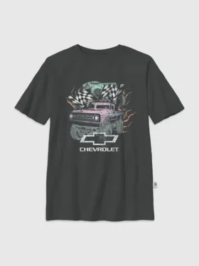 T-shirt oversize per bambini con grafica "Camion pastello General Motors"