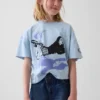T-shirt oversize per bambini con Olivia Rodrigo