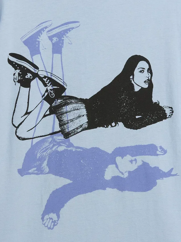 T-shirt oversize per bambini con Olivia Rodrigo