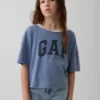 T-shirt oversize per bambini con scollo ampio