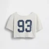 T-shirt oversize per bambini con scollo ampio