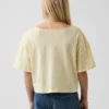 T-shirt oversize per bambini con scollo ampio