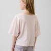 T-shirt oversize per bambini con scollo ampio