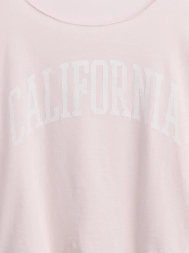 T-shirt oversize per bambini con scollo ampio
