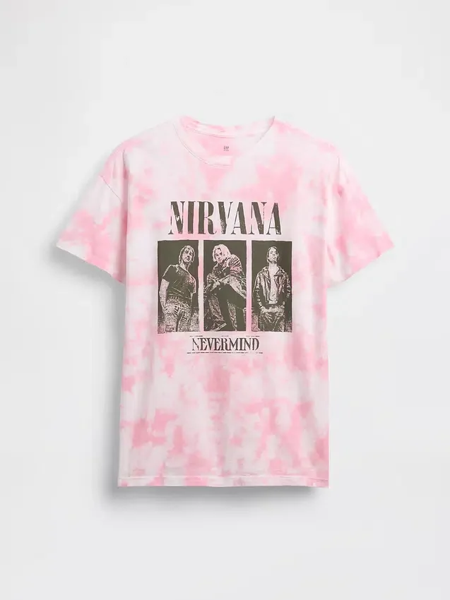T-shirt oversize per bambini Nirvana